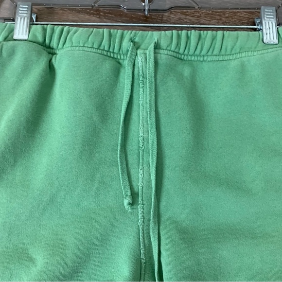 Frank & Eileen Tee lab Womens green drawstring distressed sweat shorts L - Picture 4 of 12